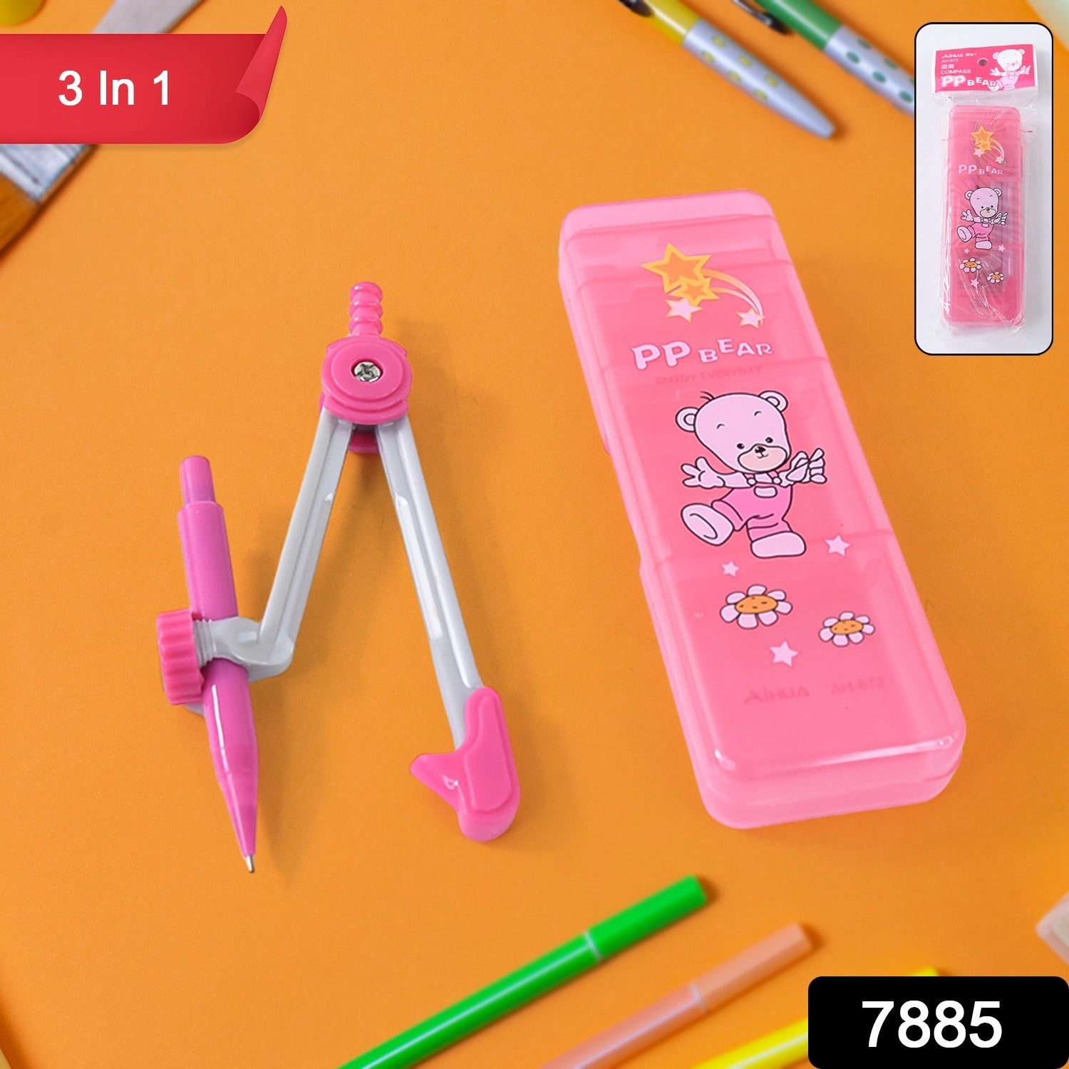 Geometry Compass Set For Kids (3 In 1  1 Set) Geometry Compass Set For Kids (3 In 1  1 Set)